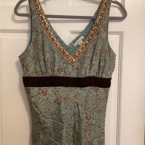 Intuitions Embellished Tank Top Size 6